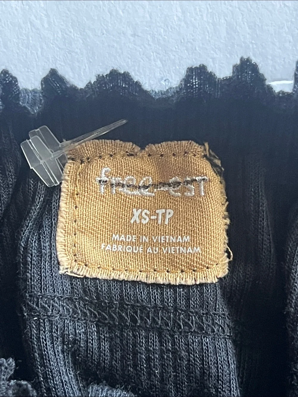 NWOT Free People Free-Est Mila Top size XS Black So Adorable!